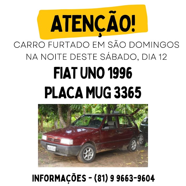 Blogueiro Jairo Gomes tem carro furtado em São Domingos