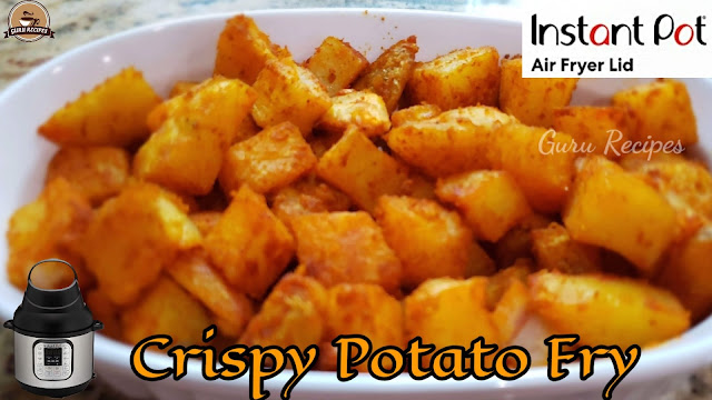 Spicy Potato Fries in Instant Pot Air Fryer Lid