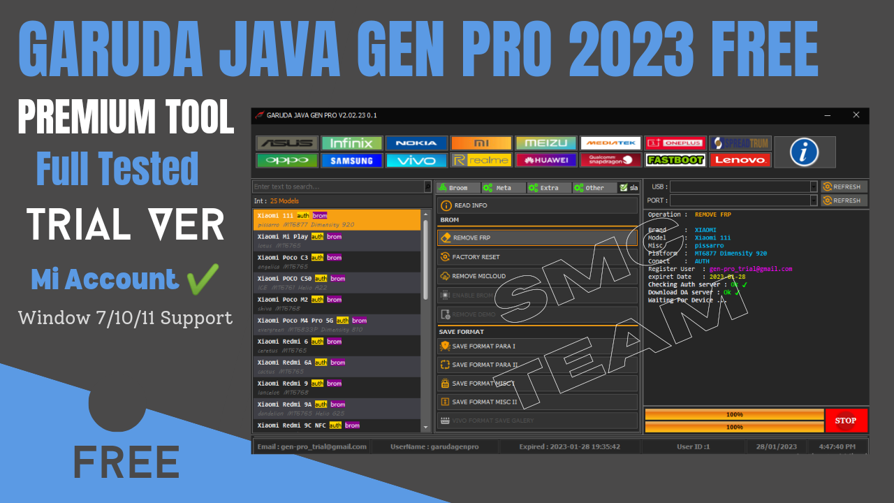 Garuda Java Gen Pro V2.02.23.01 Trial Version Free Download (100% Tested)