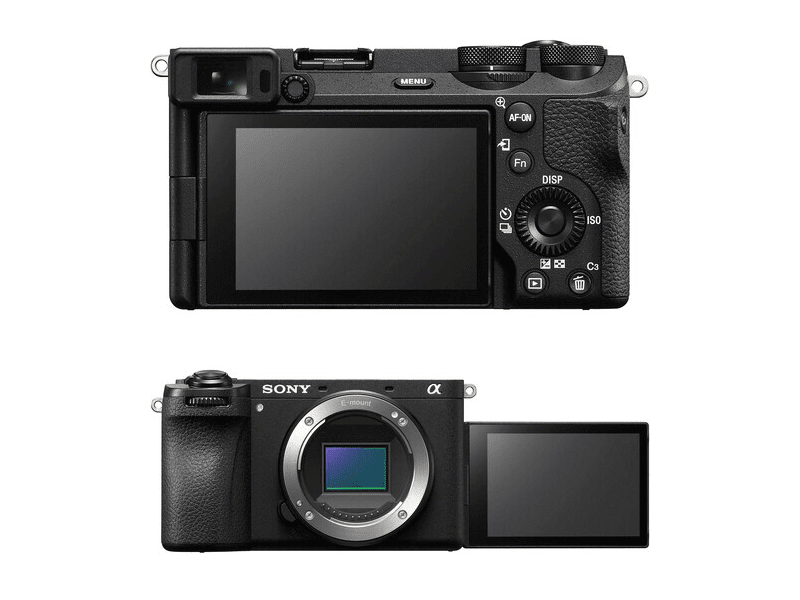 Sony a6700's fully articulating touch screen