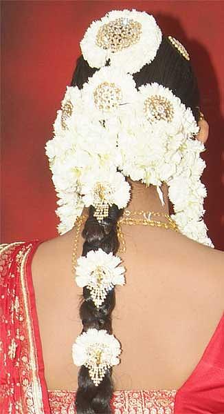 South Indian Bridal Hair Style 