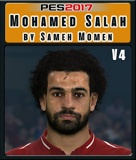 PES 2017 Faces Mohamed Salah by Sameh Momen