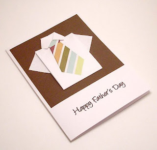 Handmade Fathers Day Necktie Cards