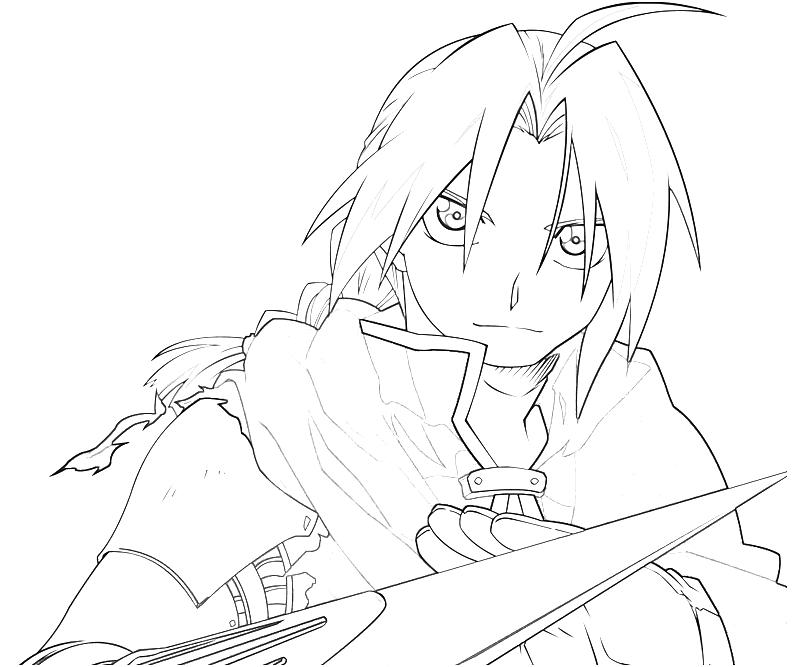 Download Fullmetal Alchemist - Free Coloring Pages