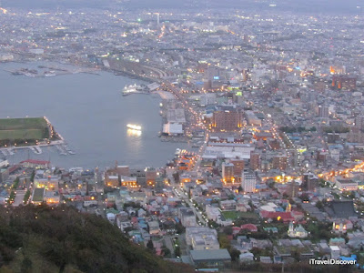 Hakodate city view from Mt Hakodate