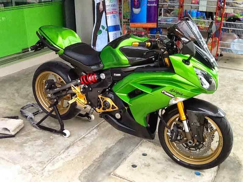 Dunia Modifikasi: Galeri Modifikasi Kawasaki Ninja 650 Terbaru