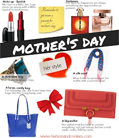 My ideas for Mother's day gifts - Fashion and Cookies