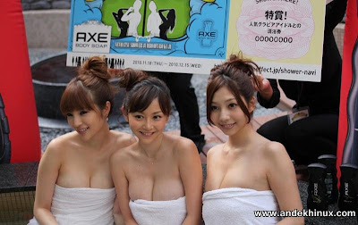 Foto Pembuatan Iklan Axe di Jepang 17+