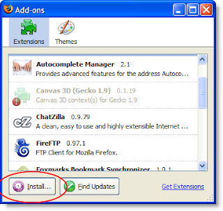 Penambahan Fitur di Firefox