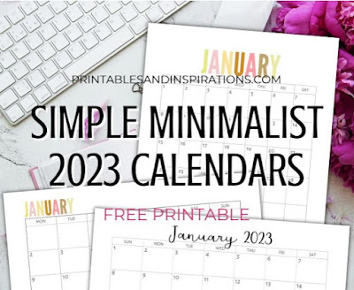 free 2023 printable calendar PDF