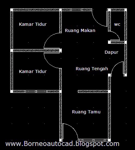 Tutorial AutoCad  Trik Membuat Denah  Rumah  Unik