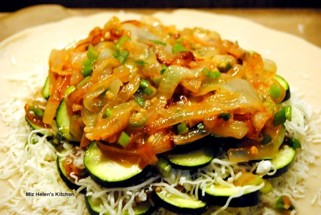 Zucchini & Caramelized Onion Galette at Miz Helen's Country Cottage