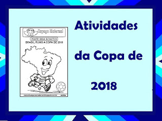 Atividades sobre a copa 2018