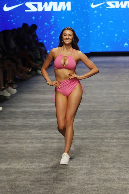 Rachel Pizzolato sexy ass and big breasts in tiny bikinis Runway Show