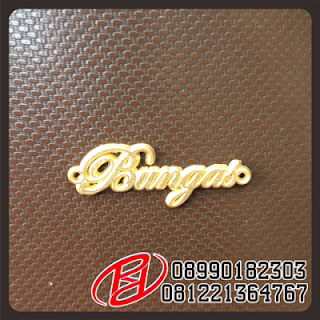 LABEL HIJAB ZINC ALLOY | LABEL HIJAB CORAN DI JAWA BARAT | LABEL HIJAB CORAN