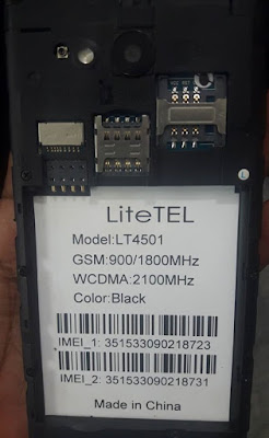 LiteTel LT4501 Flash File Official Firmware