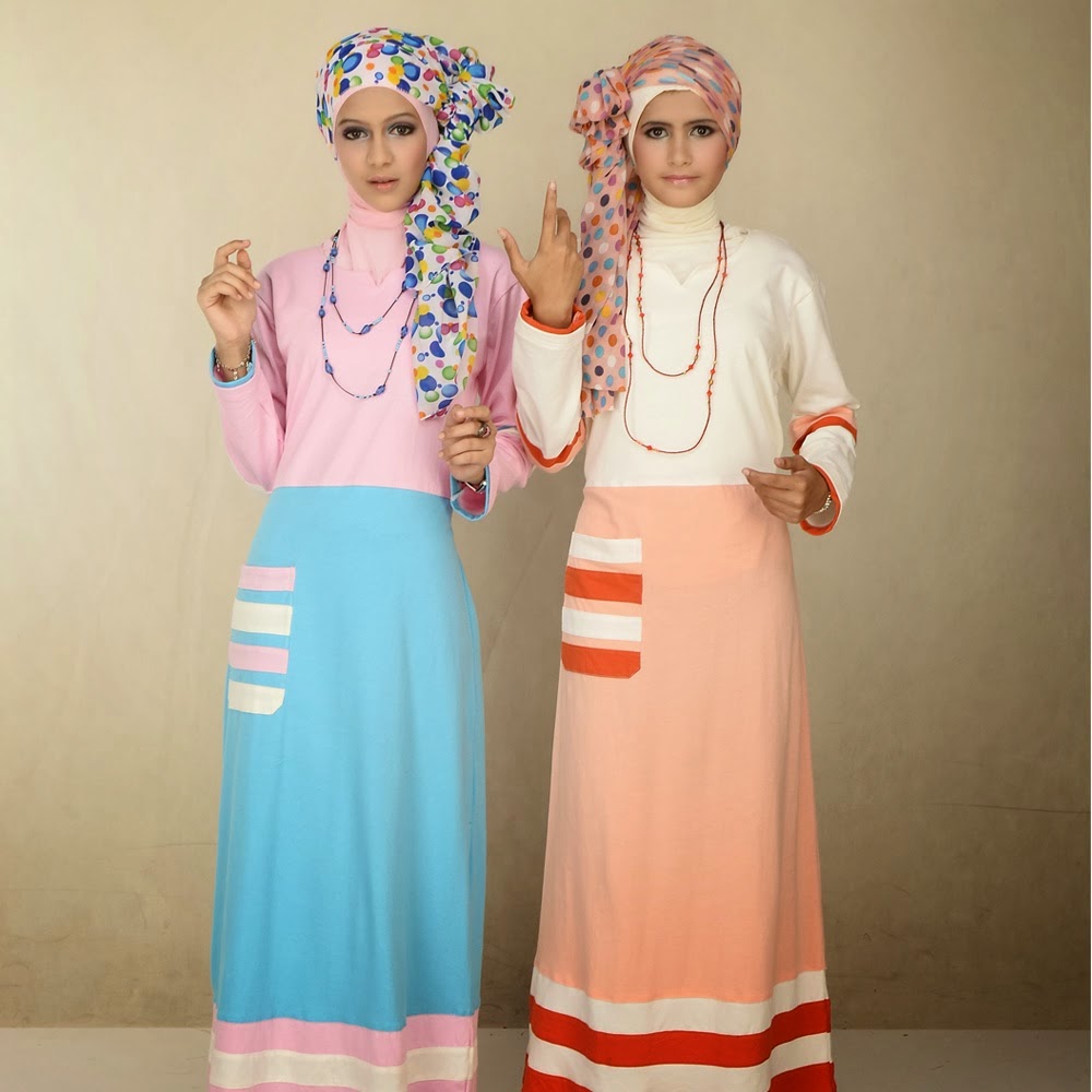 Contoh Baju Muslim Casual  New Style for 2016-2017