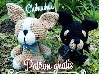 PATRON GRATIS PERRO CHIHUAHUA AMIGURUMI 54555