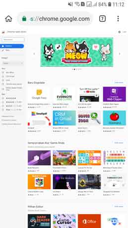 cara instal ekstensi chrome di android