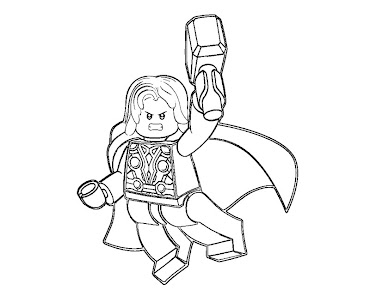 #1 Lego Coloring Page