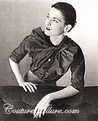 schiaparelli blouse, 1950