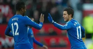 John Obi Mikel revealed how he once felt like training with Hazard