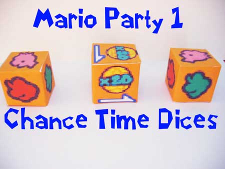 Mario Party Dice Papercraft