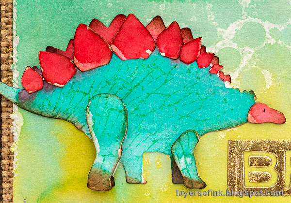 Layers of ink - Dinosaur Cards Tutorial by Anna-Karin Evaldsson.