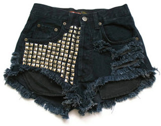 shorts with studs