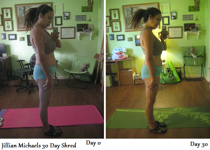 Jillian Michaels 30 Day Shred Challenge Completed! (Pictures)