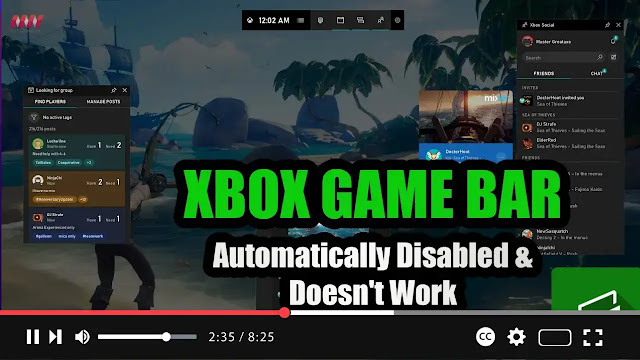 How to Fix Xbox Game Bar Automatically Disabled and Doesn't Work on Windows 11
