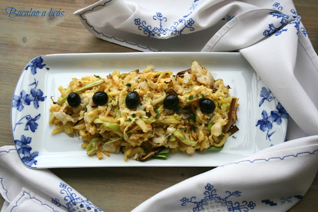 Bacalao a brás, bacalao dorado