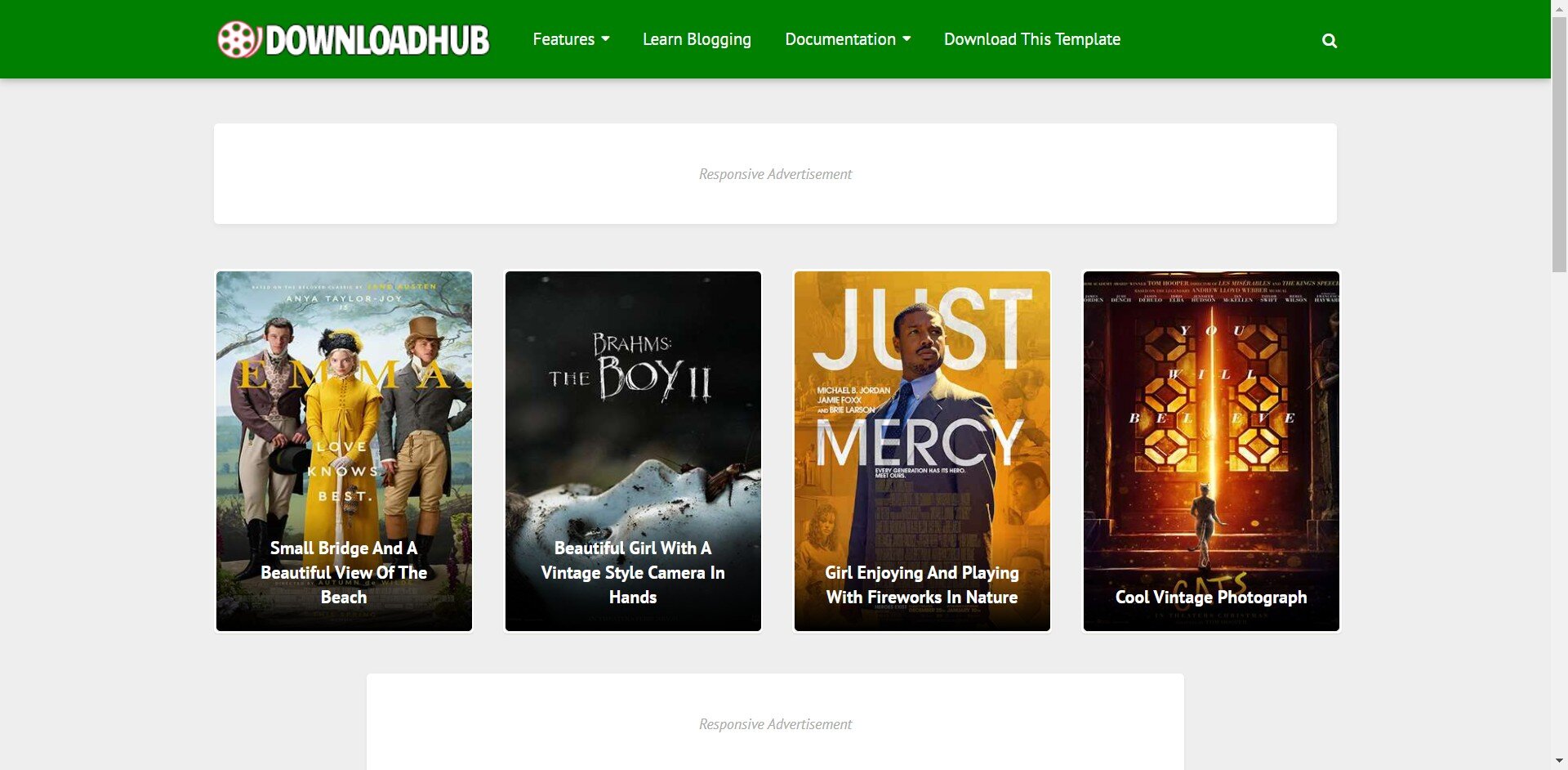Download Hub Blogger Template
