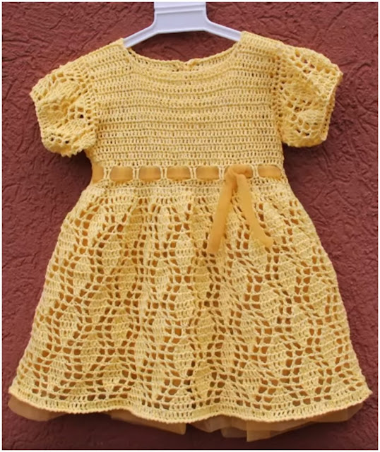 Crochet Dress Baby | Free Patterns 