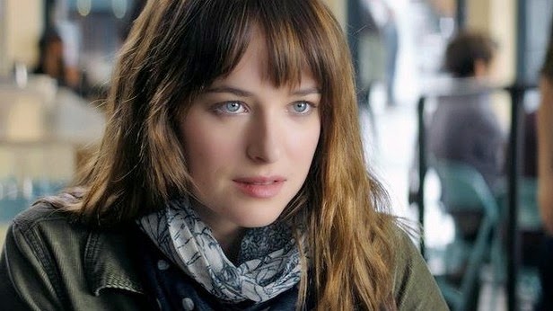 Dakota Johnson stars as Anastasia Steele in Fifty Shades of Grey