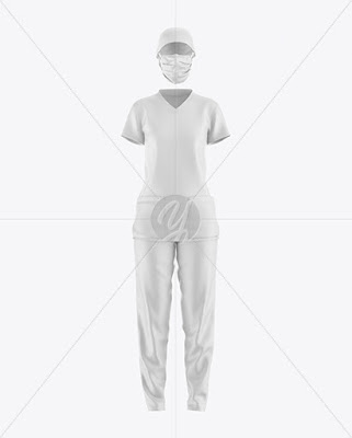 Nurse Uniform Mockup