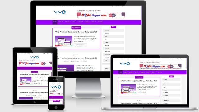 Template Vivo Premium Blogger
