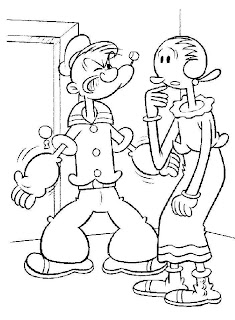 popeye coloring pages printable