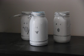 mason jar ghosts