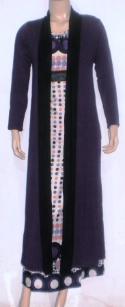 Cardigan Panjang  GKC613 Grosir Baju Muslim Murah Tanah  Abang 