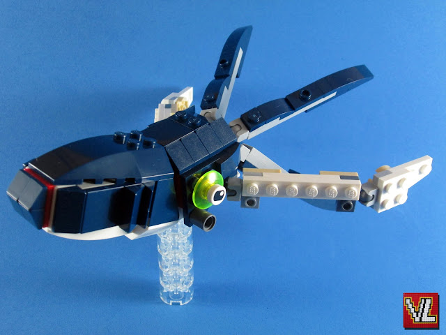 Set LEGO Creator 3in1 31088 Deep Sea Creatures - lula gigante