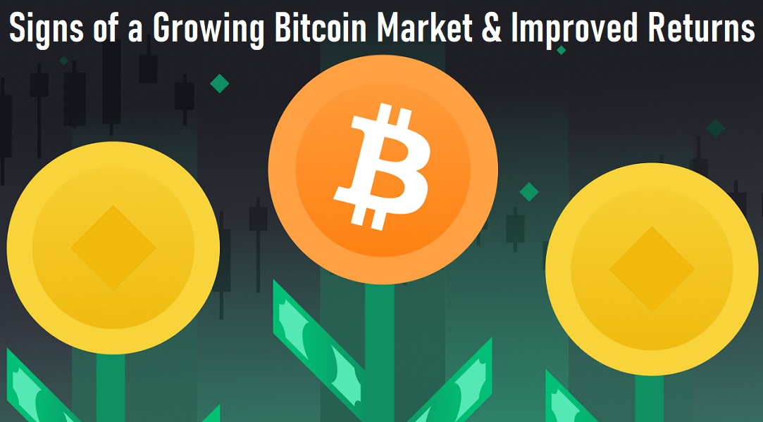 Signs of a Growing Bitcoin Market & Improved Returns