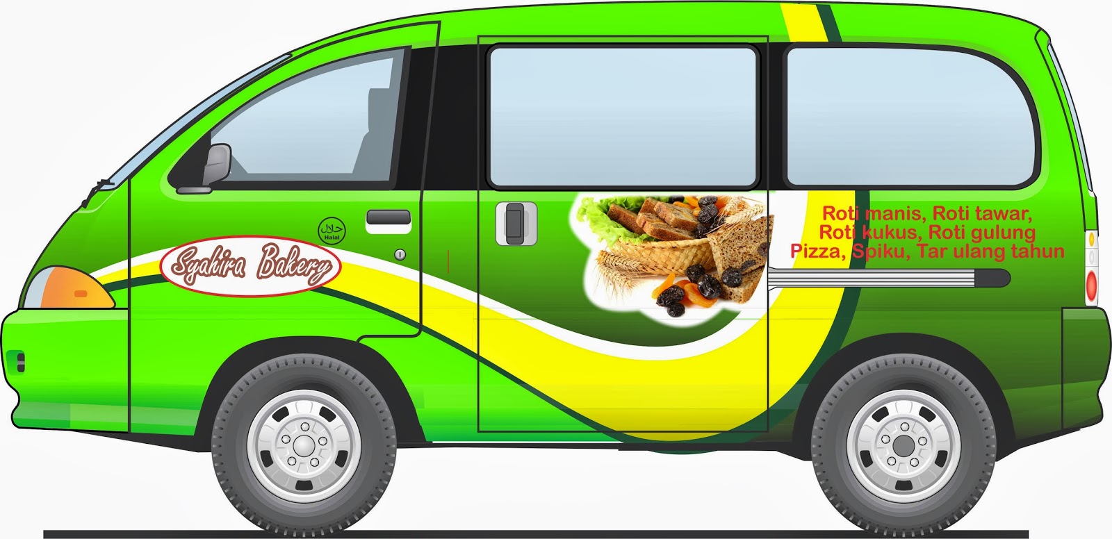 Gnp Design Branding Daihatsu Espass SYAHIRA BAKERY