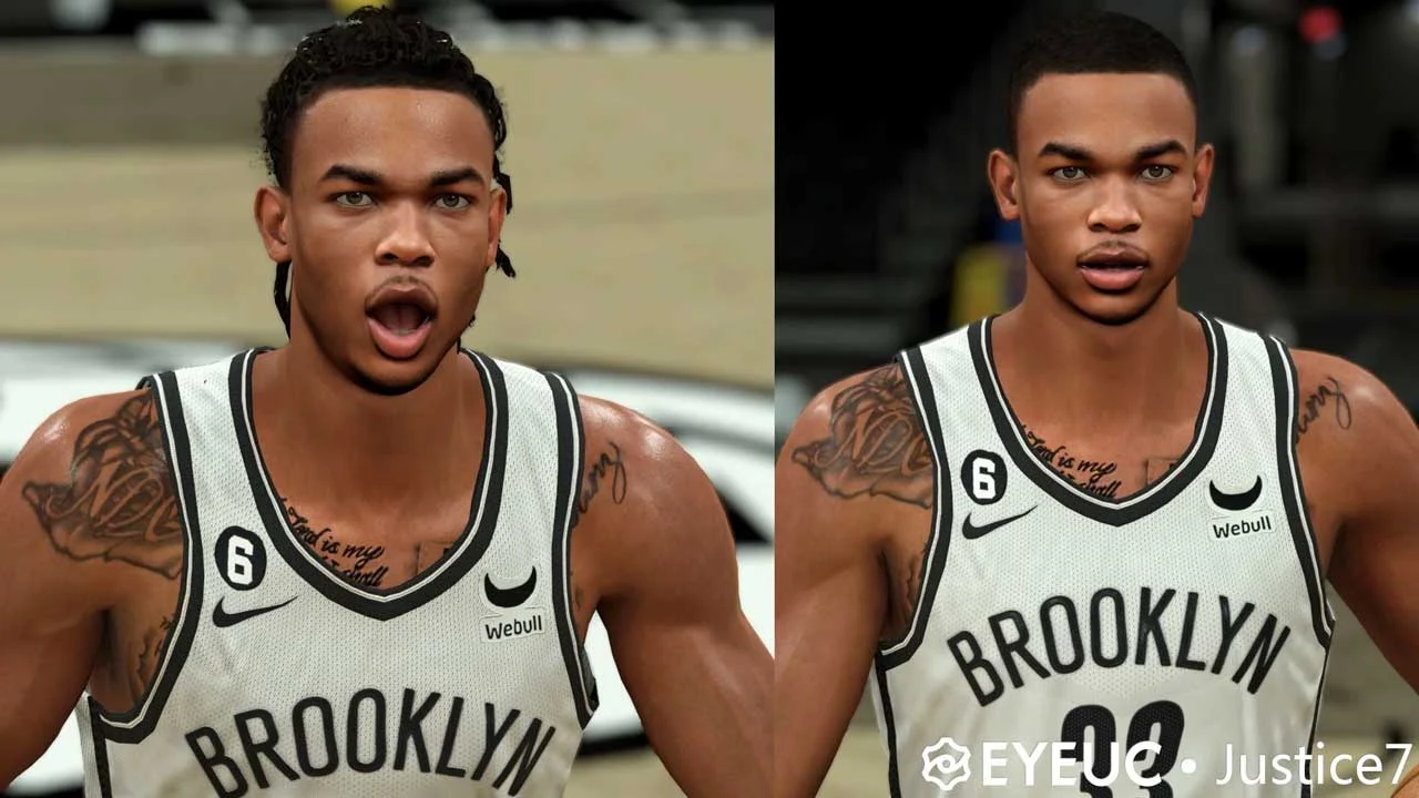 NBA 2K23 Nicolas Claxton Cyberface