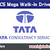TCS Mega Walk-in at Bangalore Location