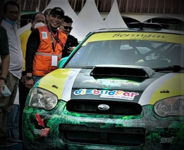 46 Pereli Nasional Starting Leg 1 Danau Toba Rally 2022 di HTI TPL