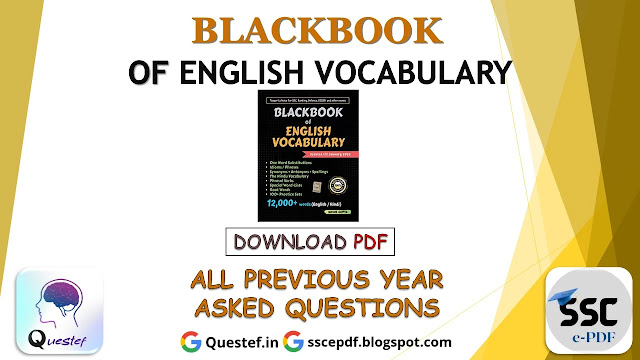 BlackBook Of English Vocabulary Latest Edition - Download PDF