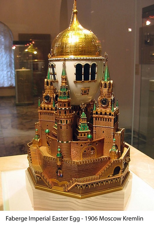Imperial Faberge Egg - Moscow Kremlin Egg
