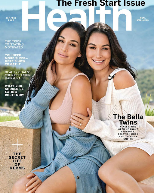 Nikki Bella on Health Magazine cover January 2020
