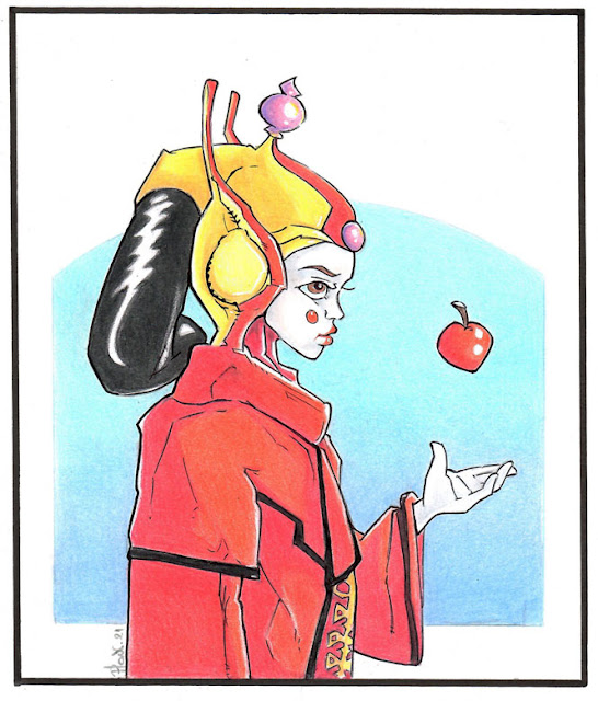 La reine Naboo Amidala